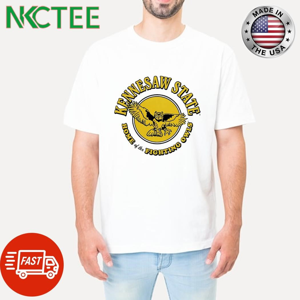Kennesaw State 1988 Home of Fighting Owls circle shirt Unisex T-shirt, Sweatshirt, Hoodie, Long Sleeve Tee - T-Shirt, Sweatshirt, Hoodie
