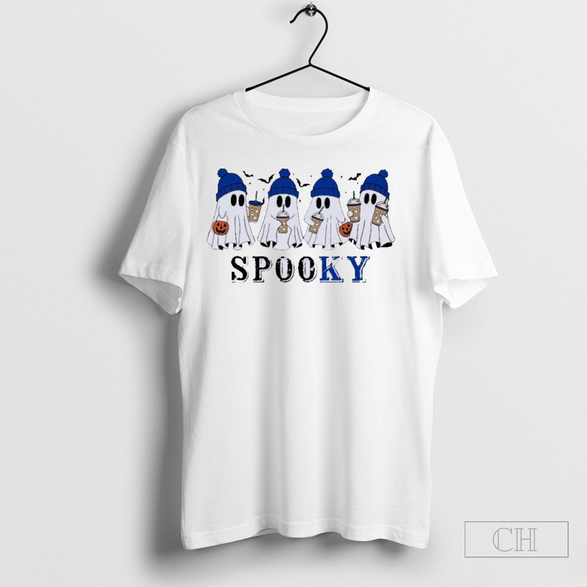Kentucky Wildcats Spooky Ghosts Halloween Unisex T-shirt, Sweatshirt, Hoodie, Long Sleeve Tee - T-Shirt, Sweatshirt, Hoodie