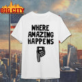 Kevin Durant Wearing where amazing happens shirt Unisex T-shirt, Sweatshirt, Hoodie, Long Sleeve Tee - T-Shirt, Sweatshirt, Hoodie