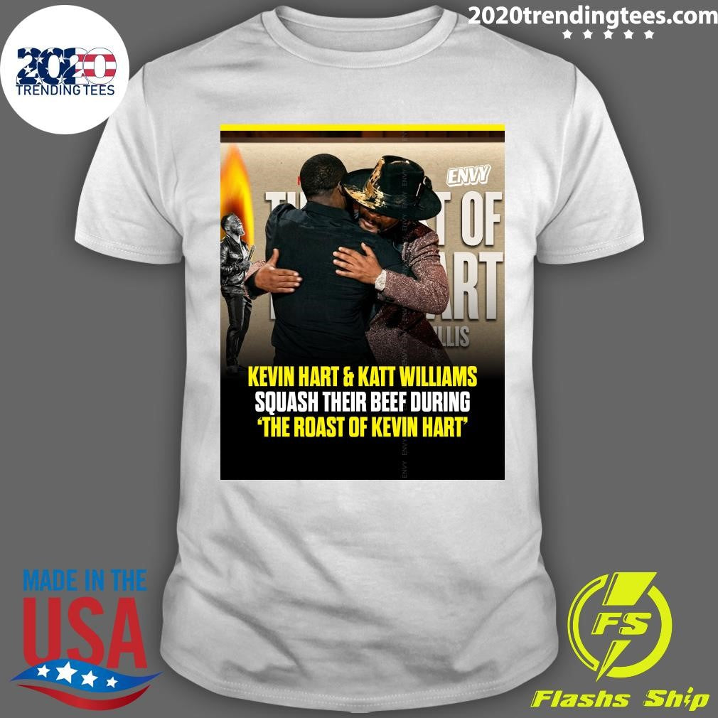Kevin Hart and Katt Williams Squash Their Beef During The Roast Of Kevin Hart Aane Shirt Unisex T-shirt, Sweatshirt, Hoodie, Long Sleeve Tee - T-Shirt, Sweatshirt, Hoodie