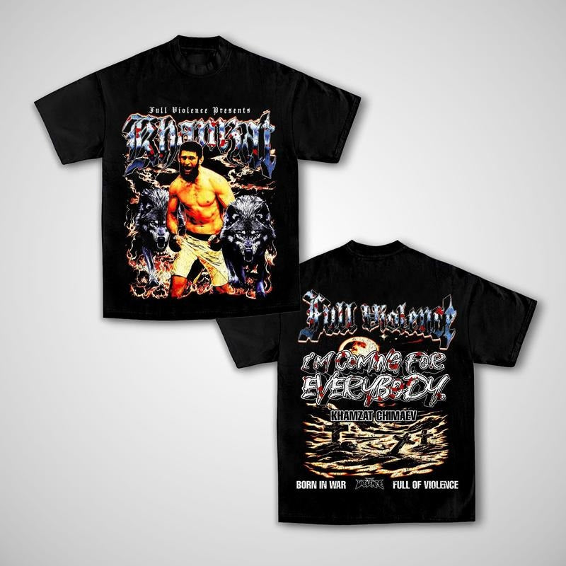 Khamzat Chimaev V2 Chimaev Fan Shirt Borz Tour Khamzat Chimaev UFC 319 Shirt UFC Fighters Shirt Him Her Menswear T-Shirts, Hoodie, Sweatshirt - T-Shirt, Sweatshirt, Hoodie