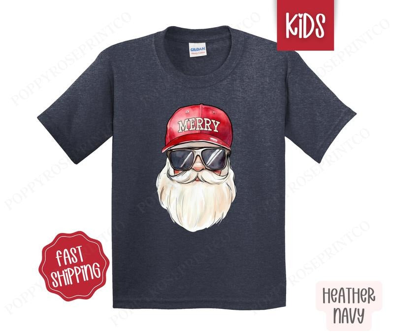 Shirt Cool Santa Children'S Gildan T-Shirts, Hoodie, Sweatshirt - T-Shirt, Sweatshirt, Hoodie