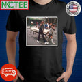 Kids carrying cardboard for break dancing. New York City, 1983. Photographer- Martha Cooper shirt - T-Shirt, Sweatshirt, Hoodie