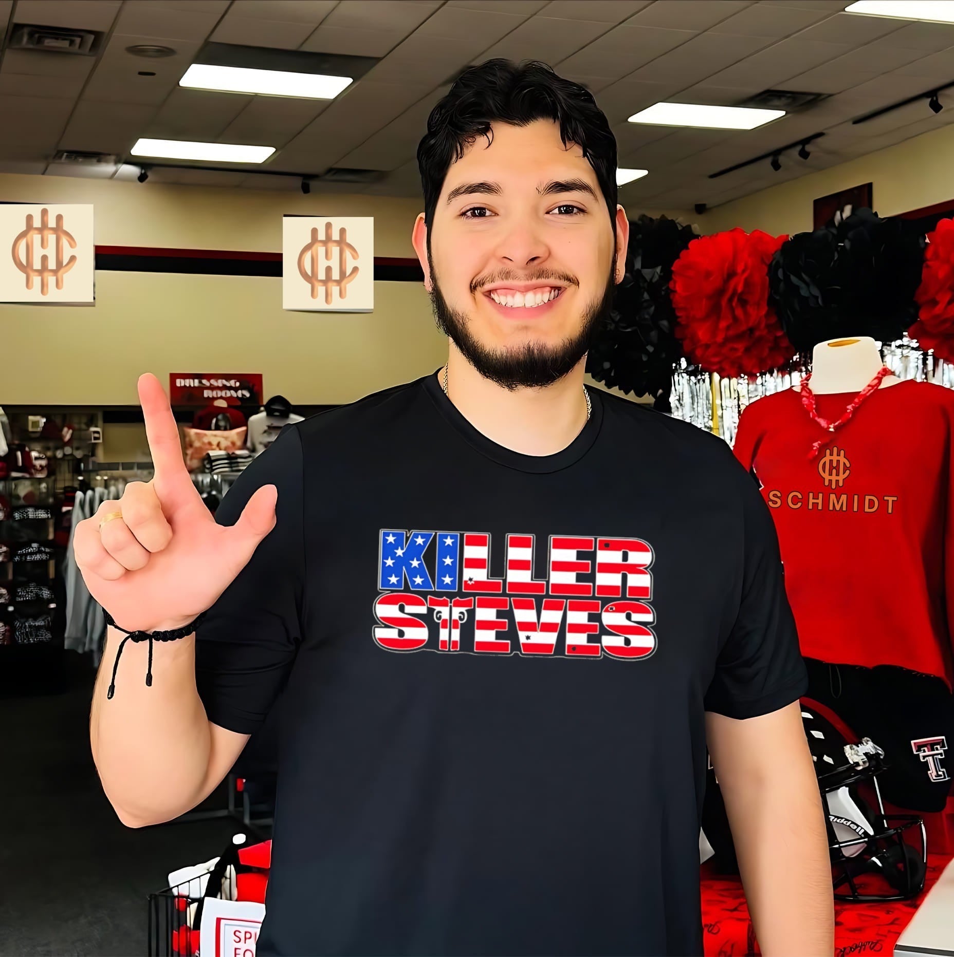 Killer Steves USA Flag shirt Unisex T-shirt, Sweatshirt, Hoodie, Long Sleeve Tee - T-Shirt, Sweatshirt, Hoodie