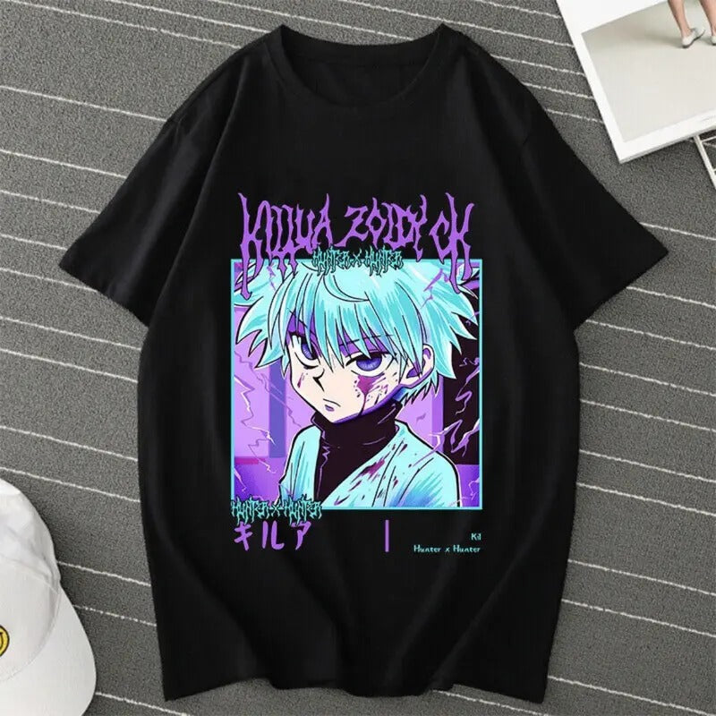 Killua Gon Hisoka Anime Tops Print Cosplay Summer T-Shirts, Hoodie, Sweatshirt - T-Shirt, Sweatshirt, Hoodie