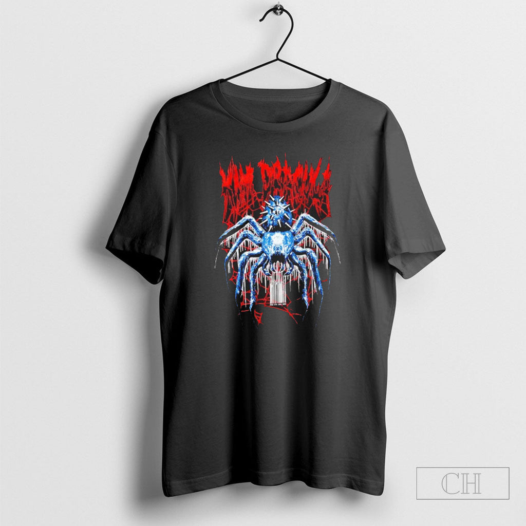 Kim Dracula Spiked Spider Unisex T-shirt, Sweatshirt, Hoodie, Long Sleeve Tee - T-Shirt, Sweatshirt, Hoodie