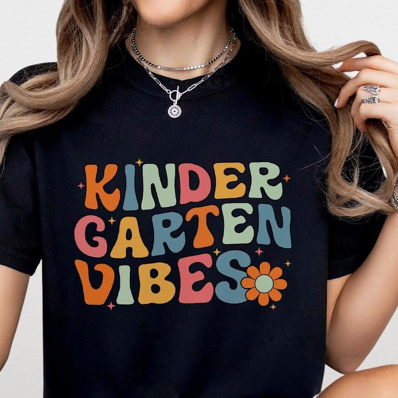 Kindergarten Shirt Teacher Shirt Kindergarten Teacher Teacher Appreciation Cute Teacher Shirt Back School Shirt Tops Kindergarten Graduation Shirt Teacher T-Shirts, Hoodie, Sweatshirt - T-Shirt, Sweatshirt, Hoodie