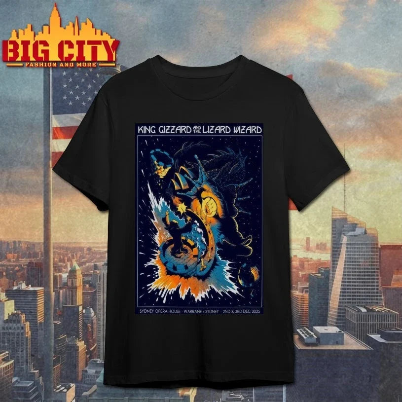 King Gizzard And The Lizard Wizard Dec 2-3 2025 Sydney Opera House In Sydney AUS Poster shirt - T-Shirt, Sweatshirt, Hoodie