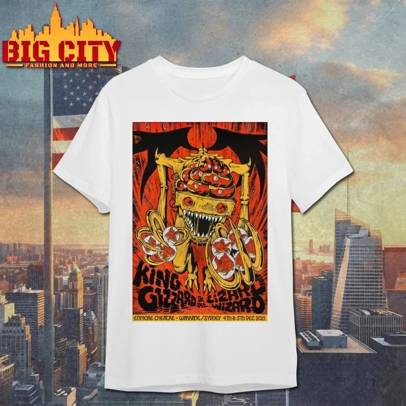King Gizzard And The Lizard Wizard Dec 4-5 2025 Enmore Theatre in Newtown Sydney Poster shirt - T-Shirt, Sweatshirt, Hoodie
