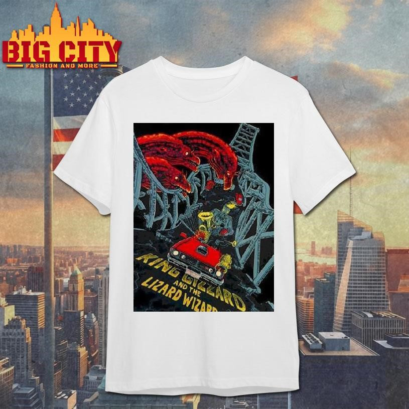 King Gizzard And The Lizard Wizard December 9, 10 2025 Brisbane Aus Shirt Unisex T-shirt, Sweatshirt, Hoodie, Long Sleeve Tee - T-Shirt, Sweatshirt, Hoodie