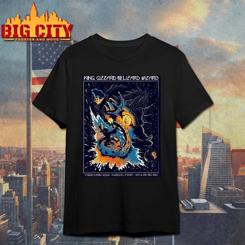 King Gizzard And The Lizard Wizard Warrane Sydney Australia 2025 At Sydney Opera House On 2 And 3 December 2025 Shirt - T-Shirt, Sweatshirt, Hoodie