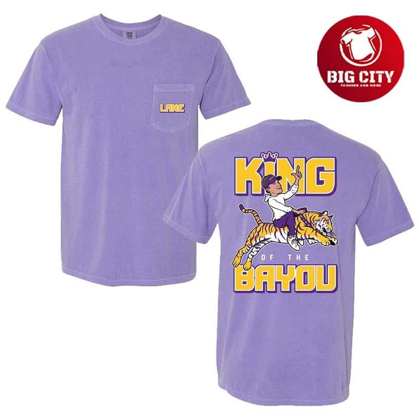 King Of The Bayou Lane Two Sided Shirt Unisex T-shirt, Sweatshirt, Hoodie, Long Sleeve Tee - T-Shirt, Sweatshirt, Hoodie