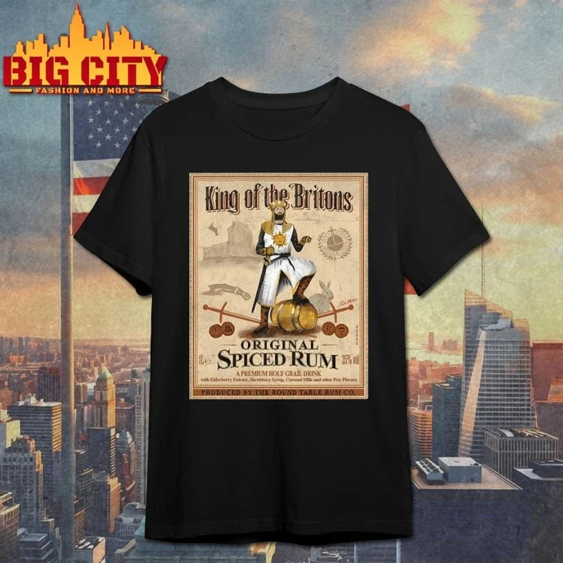 King of the Britons Original Spiced Rum poster shirt Unisex T-shirt, Sweatshirt, Hoodie, Long Sleeve Tee - T-Shirt, Sweatshirt, Hoodie
