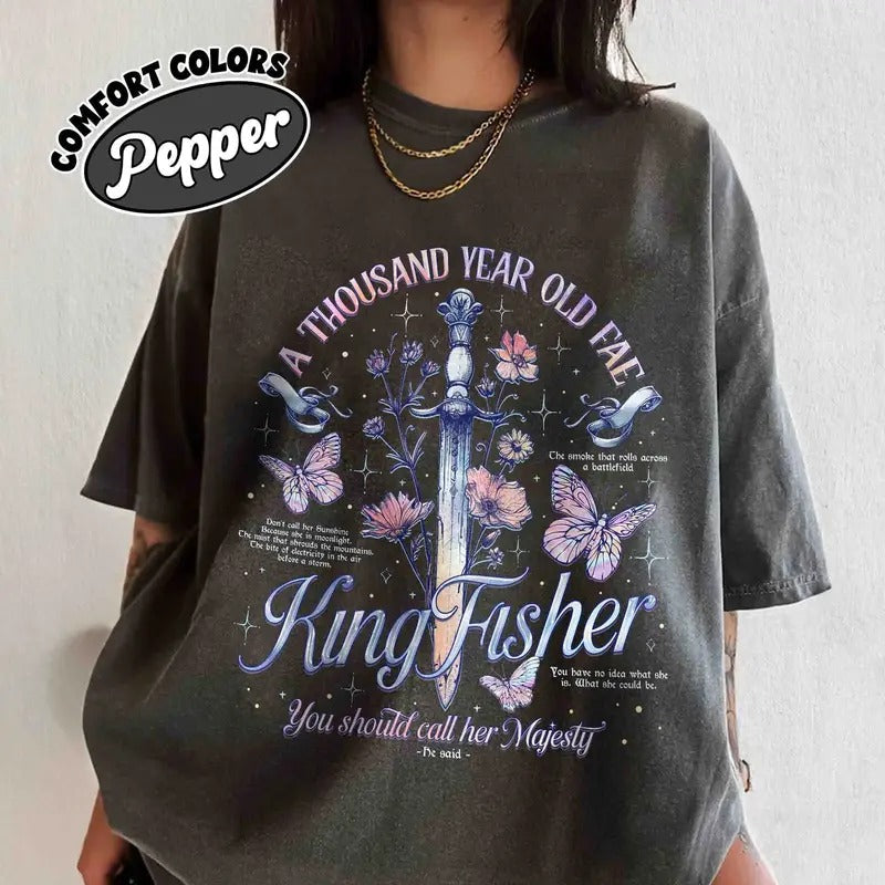 Kingfisher Comfort Colors Fan Shirt Quicksilver Callie Hart Shirt Little Osha Fantasy Romance Book Lovers T-Shirts, Hoodie, Sweatshirt - T-Shirt, Sweatshirt, Hoodie