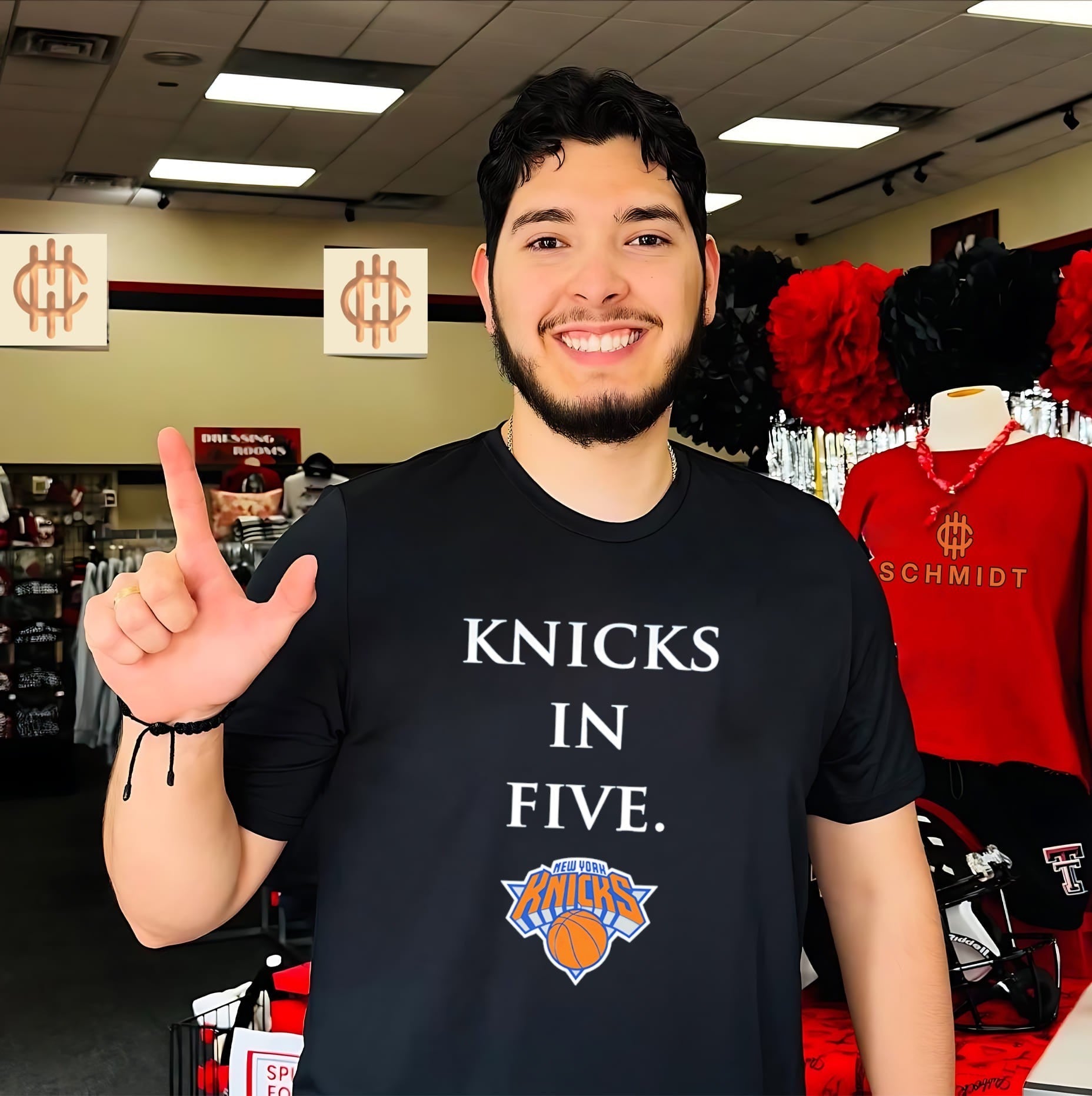 Knicks In Five logo shirt Unisex T-shirt, Sweatshirt, Hoodie, Long Sleeve Tee - T-Shirt, Sweatshirt, Hoodie