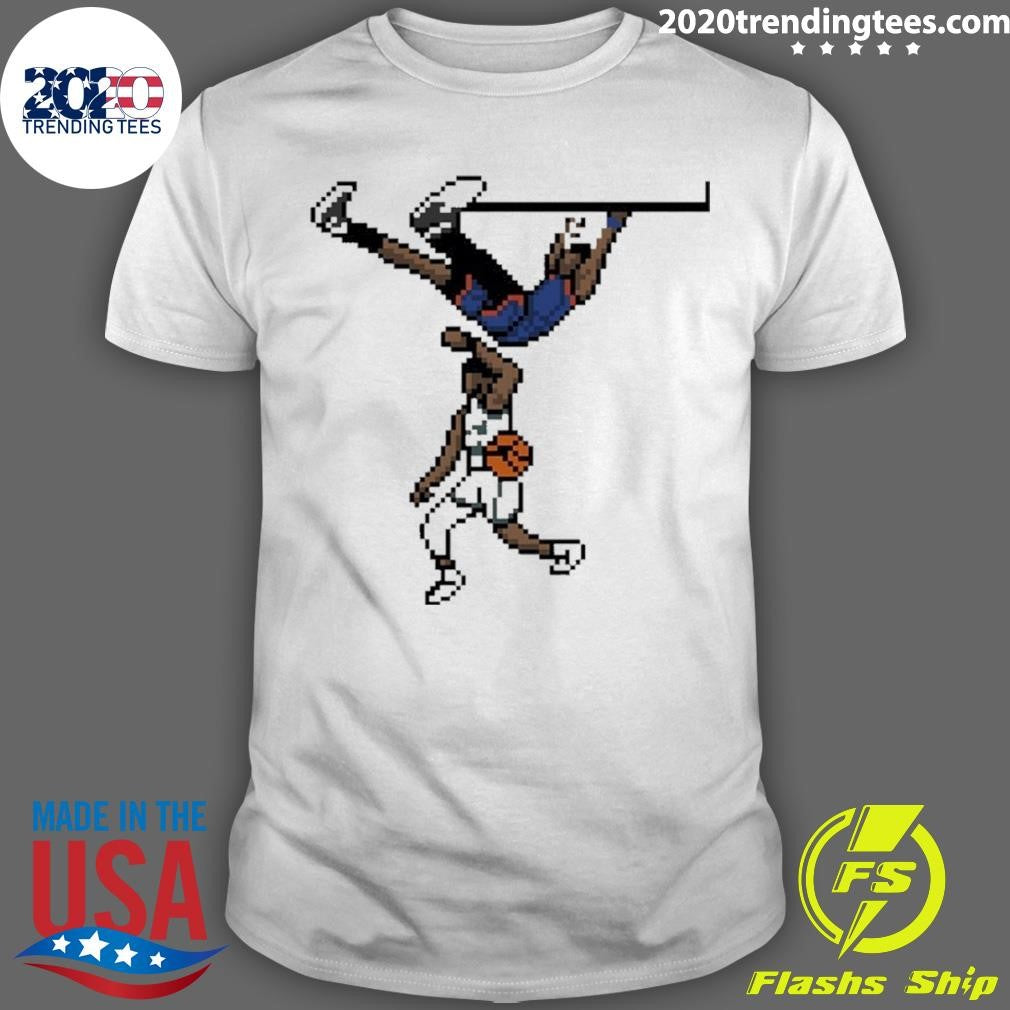 Knicks Vs Celtics Og Anunoby Dunks Against Jayson Tatum Og +1 Shirt Unisex T-shirt, Sweatshirt, Hoodie, Long Sleeve Tee - T-Shirt, Sweatshirt, Hoodie