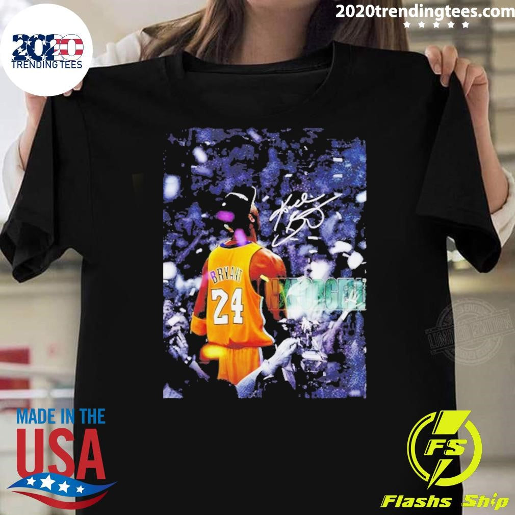 Kobe Bryant Los Angeles Lakers Basketball Game Day Signature Shirt Unisex T-shirt, Sweatshirt, Hoodie, Long Sleeve Tee - T-Shirt, Sweatshirt, Hoodie