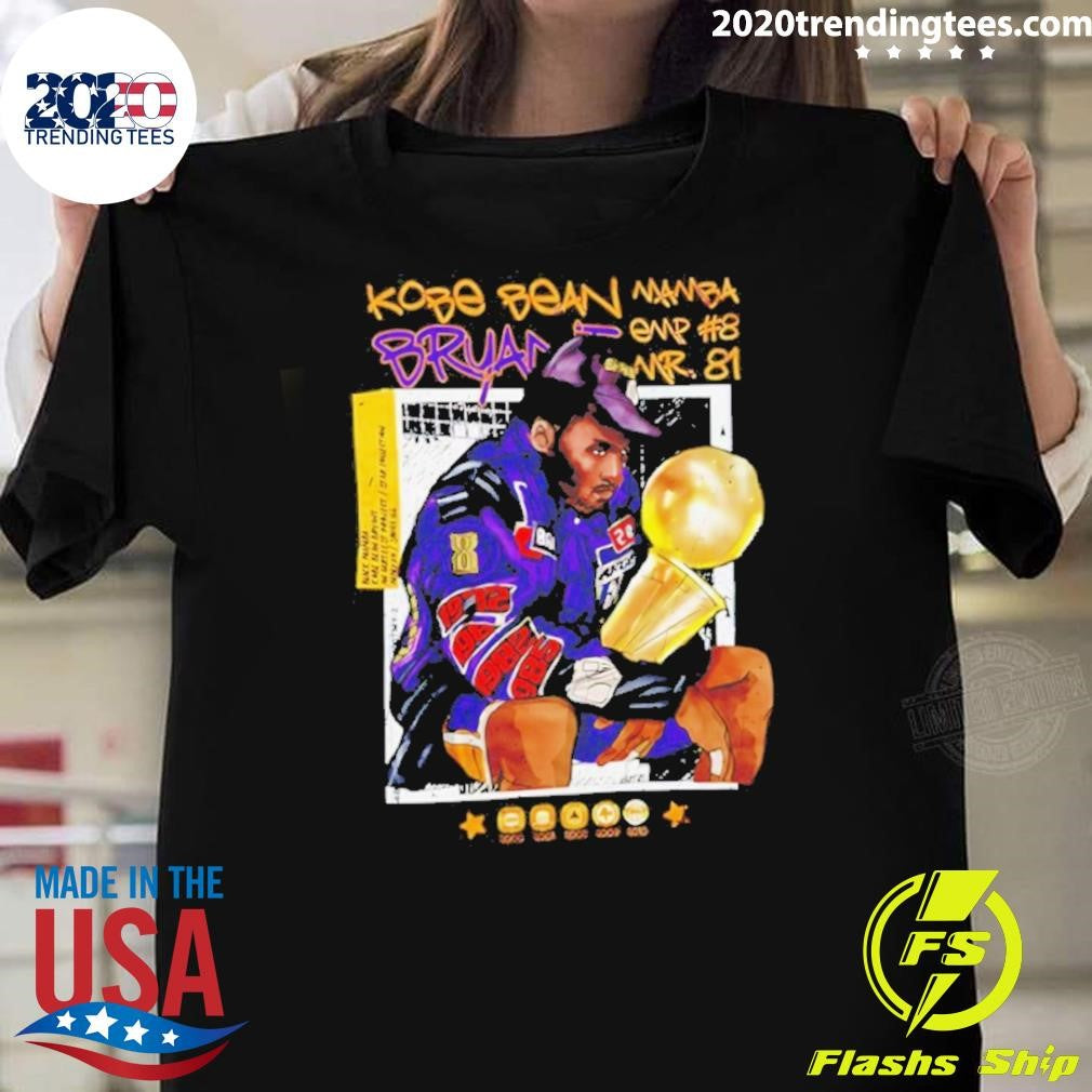 Kobe Iconic Champion Tribute Pose La Basketball Shirt Unisex T-shirt, Sweatshirt, Hoodie, Long Sleeve Tee - T-Shirt, Sweatshirt, Hoodie