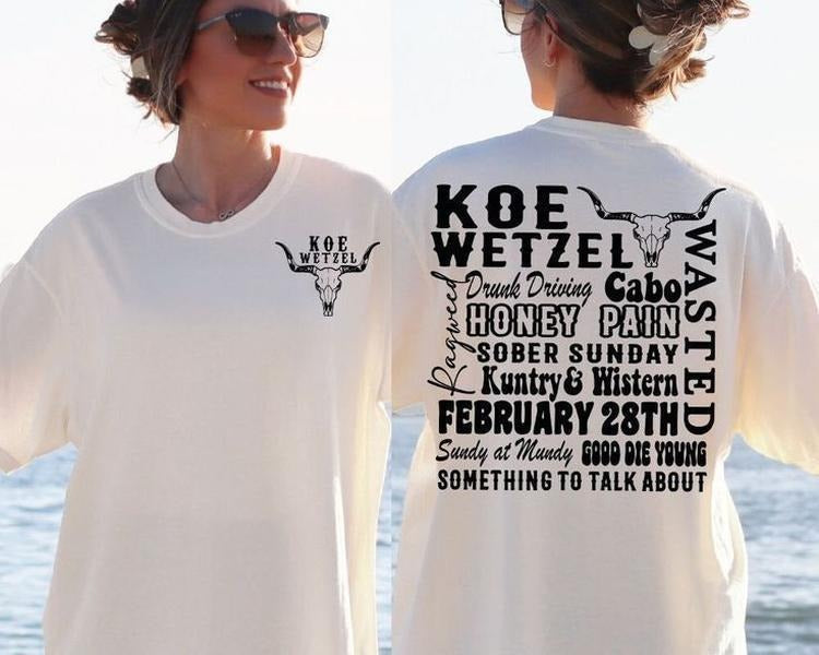 Koe Wetzel Songs Koe Wetzel Shirt Koe T-Shirts, Hoodie, Sweatshirt - T-Shirt, Sweatshirt, Hoodie