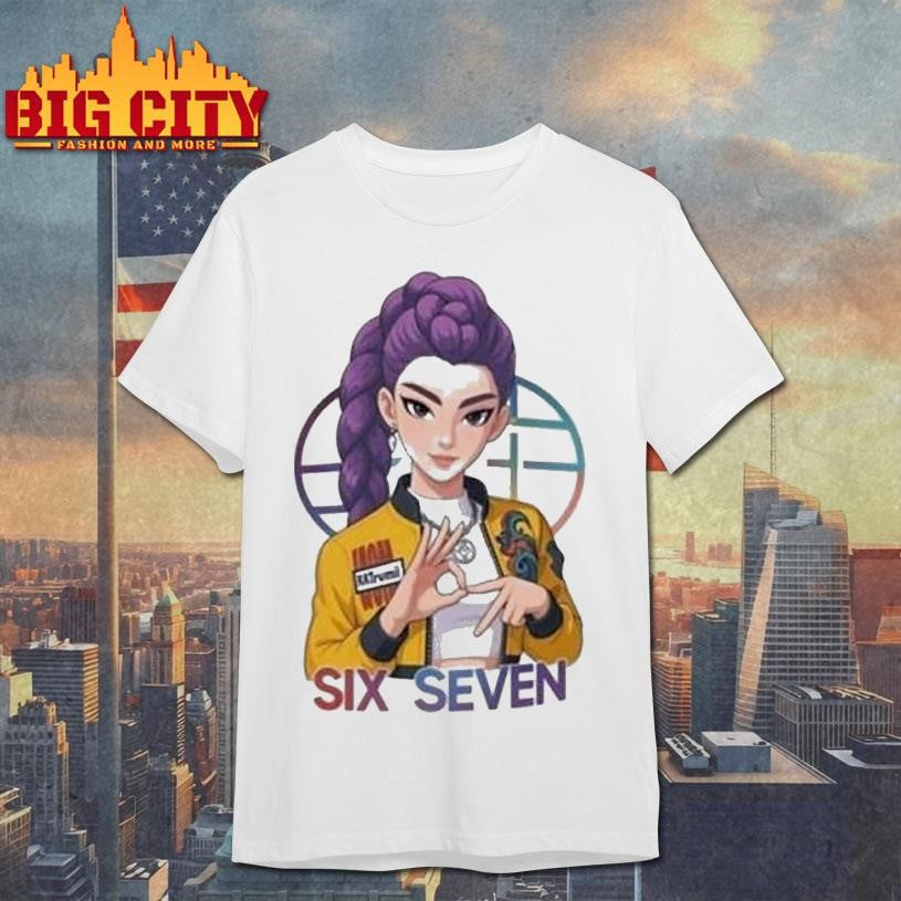 Kpop Demon Hunters Rumi Six Seven 67 Shirt Unisex T-shirt, Sweatshirt, Hoodie, Long Sleeve Tee - T-Shirt, Sweatshirt, Hoodie