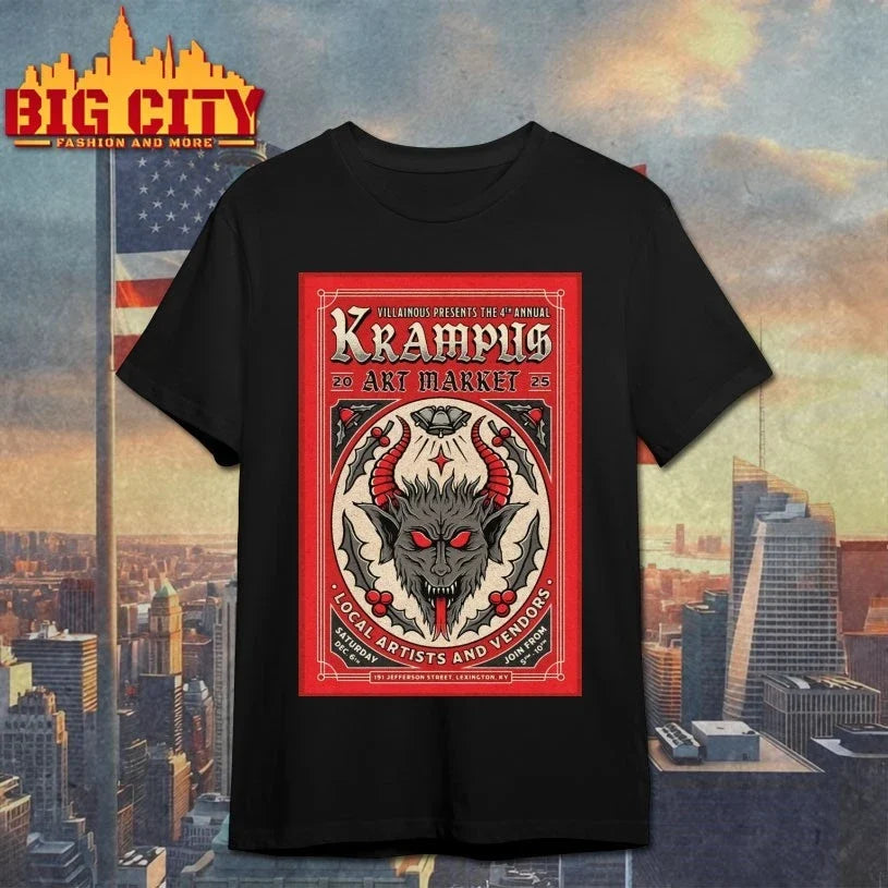 Krampus Market Dec 6 2025 Lexington, KY poster shirt Unisex T-shirt, Sweatshirt, Hoodie, Long Sleeve Tee - T-Shirt, Sweatshirt, Hoodie