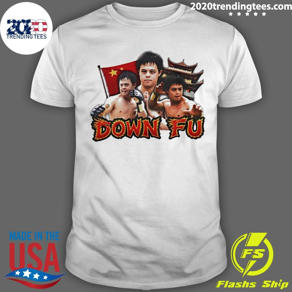 Kung Fu Down Fu Meme Shirt Unisex T-shirt, Sweatshirt, Hoodie, Long Sleeve Tee - T-Shirt, Sweatshirt, Hoodie