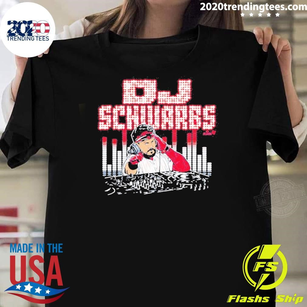 Kyle Schwarber Dj Schwarbs Philadelphia Phillies Player Shirt Unisex T-shirt, Sweatshirt, Hoodie, Long Sleeve Tee - T-Shirt, Sweatshirt, Hoodie
