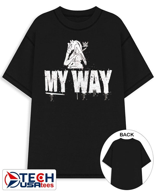 LA Knight Unchosen My Way shirt Unisex T-shirt, Sweatshirt, Hoodie, Long Sleeve Tee - T-Shirt, Sweatshirt, Hoodie