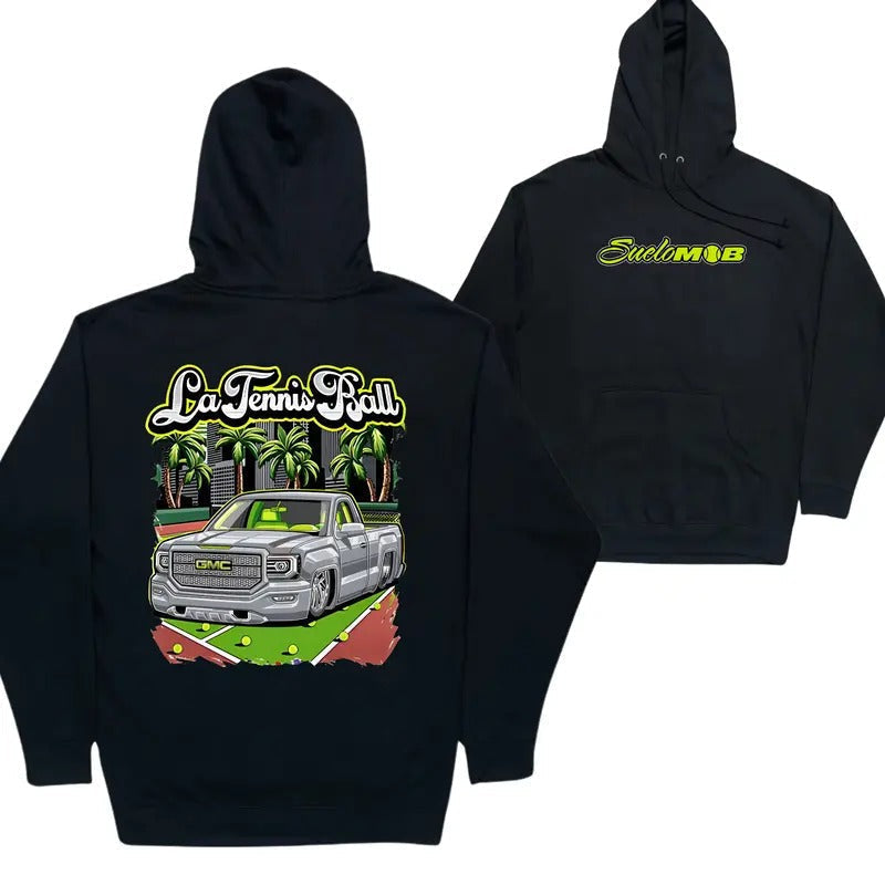 La Tennis Ball Pickup Truck Car Lover Automotive Tennis Shirt Casual Car Tennis Enthusiasts Tops T-Shirts, Hoodie, Sweatshirt - T-Shirt, Sweatshirt, Hoodie