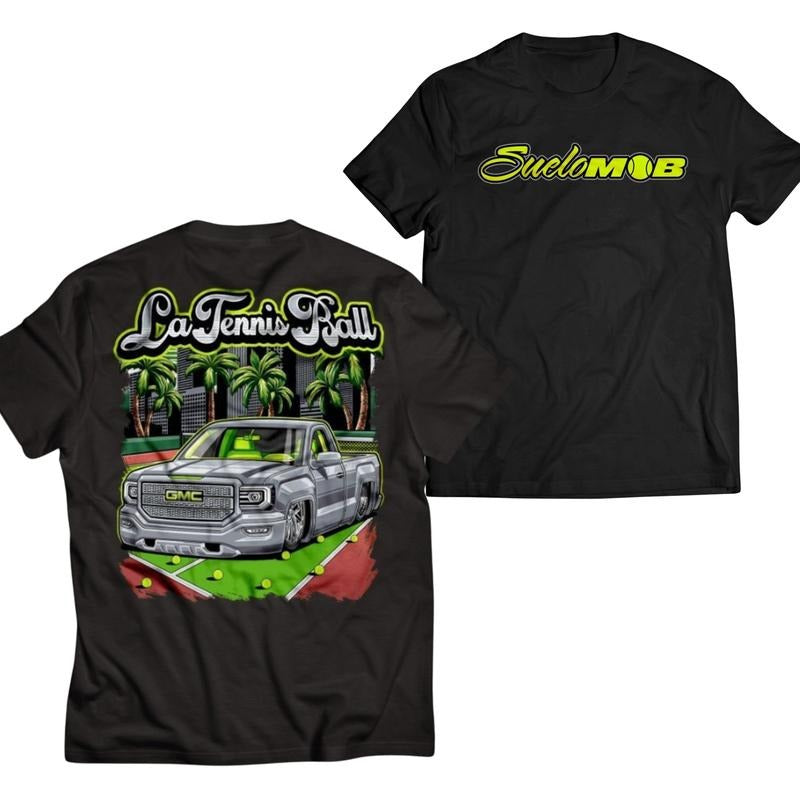 La Tennis Ball Pickup Truck Car Lover Automotive Tennis Shirt Casual Car Tennis Enthusiasts T-Shirts, Hoodie, Sweatshirt - T-Shirt, Sweatshirt, Hoodie
