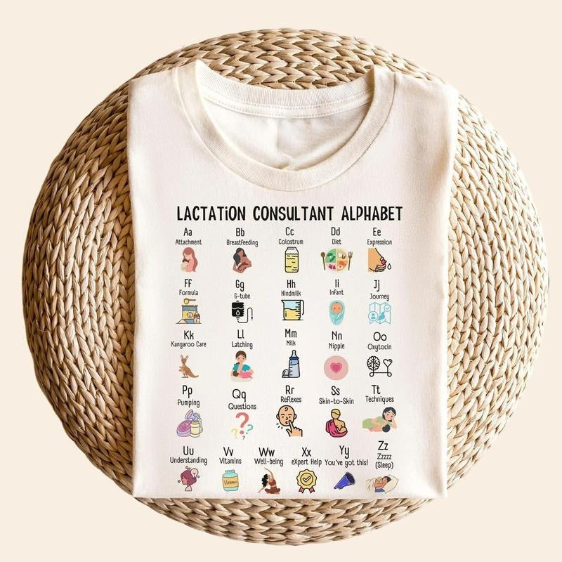 Lactation Consultant Alphabet Shirt Lactation Counselor Educator Lactation Tech Shirt Lactation Consultant Lactation Support T-Shirts, Hoodie, Sweatshirt - T-Shirt, Sweatshirt, Hoodie