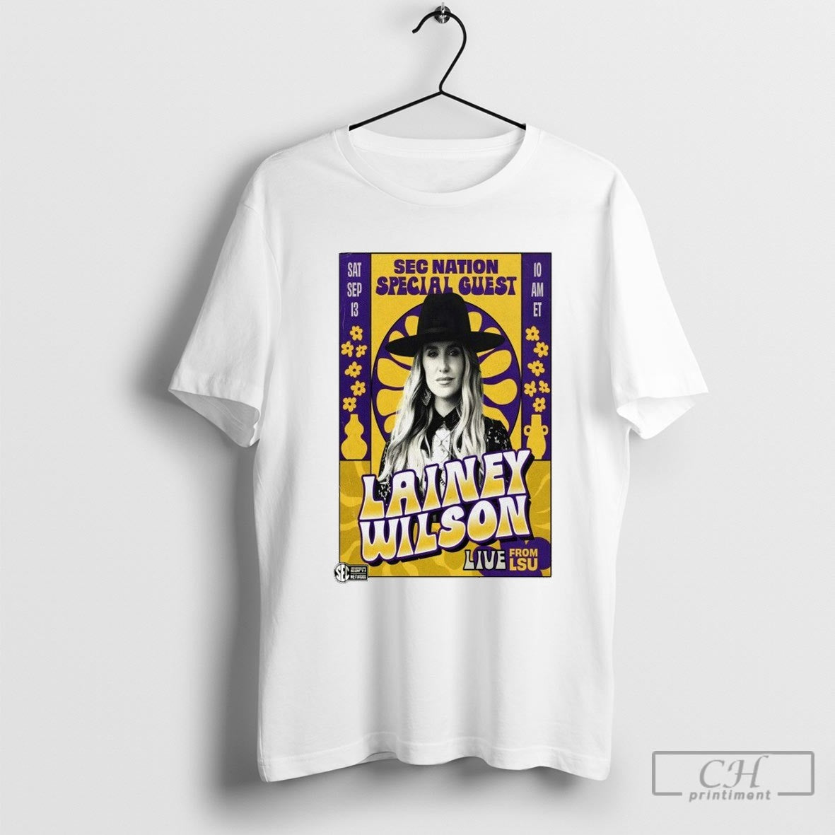 Lainey Wilson Sep 13 Brookshire Grocery Arena Bossier City La Tour 2025 Shirt Sweater Unisex T-shirt, Sweatshirt, Hoodie, Long Sleeve Tee - T-Shirt, Sweatshirt, Hoodie
