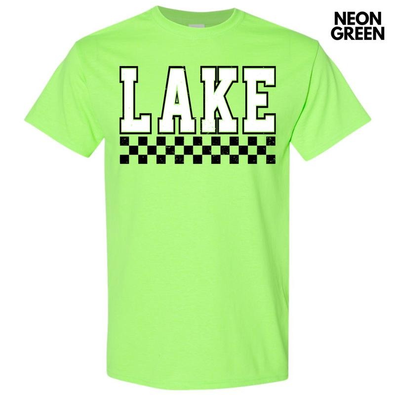 Lake Varsity Checkered Gildan Short Sleeve 'NLB' T-Shirts, Hoodie, Sweatshirt - T-Shirt, Sweatshirt, Hoodie