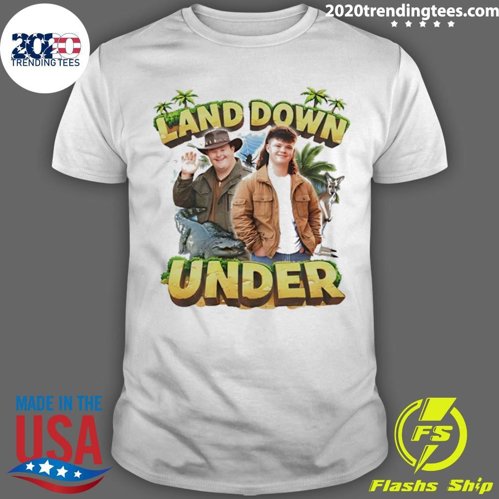 Land Down Under Down Syndrome Graphic Shirt Unisex T-shirt, Sweatshirt, Hoodie, Long Sleeve Tee - T-Shirt, Sweatshirt, Hoodie