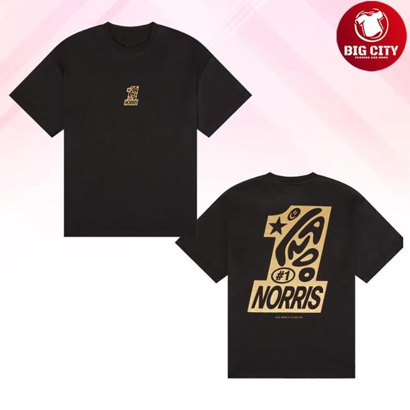 Lando Norris #1 Two Sided Shirt Unisex T-shirt, Sweatshirt, Hoodie, Long Sleeve Tee - T-Shirt, Sweatshirt, Hoodie