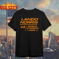 Lando Norris 2025 World Champion F1 Shirt Unisex T-shirt, Sweatshirt, Hoodie, Long Sleeve Tee - T-Shirt, Sweatshirt, Hoodie
