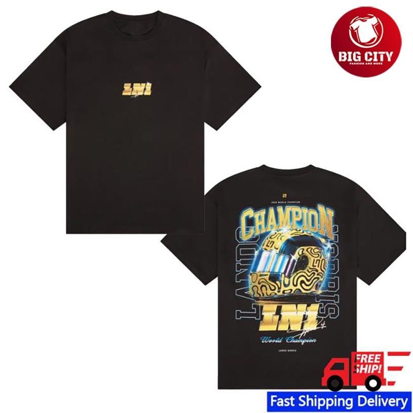 Lando Norris Championship Two Sided Shirt Unisex T-shirt, Sweatshirt, Hoodie, Long Sleeve Tee - T-Shirt, Sweatshirt, Hoodie