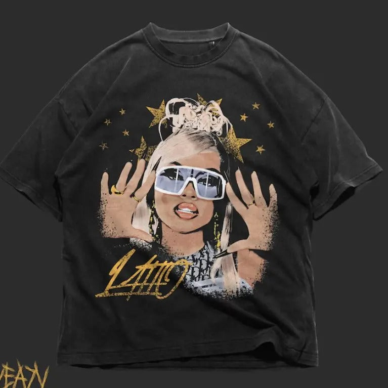 Latto Hip Hop Big Latto Rapper Shirt Sugar Honey Iced Tea Concert Custom Vintage Bootleg T-Shirts, Hoodie, Sweatshirt - T-Shirt, Sweatshirt, Hoodie