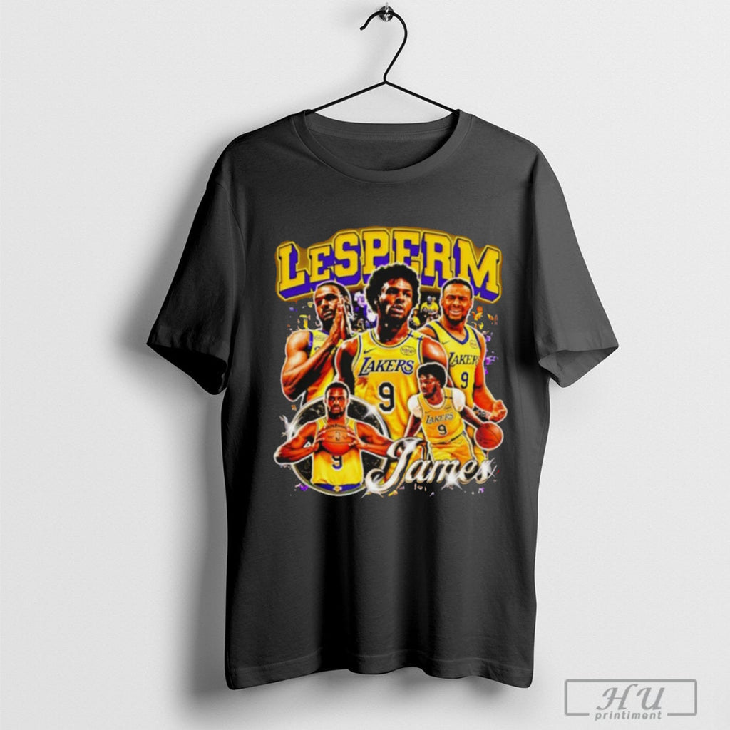 Lesperm Bronny James La Lakers Unisex T-shirt, Sweatshirt, Hoodie, Long Sleeve Tee - T-Shirt, Sweatshirt, Hoodie