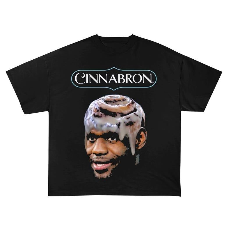 Lebr0n Cinnabron Meme Funny Basketball King James Shirt T-Shirts, Hoodie, Sweatshirt - T-Shirt, Sweatshirt, Hoodie