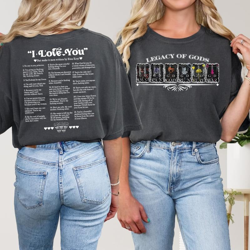 Legacy God'S Heathens I Love You Dark Romance Spicy Book Smut T-Shirts, Hoodie, Sweatshirt - T-Shirt, Sweatshirt, Hoodie