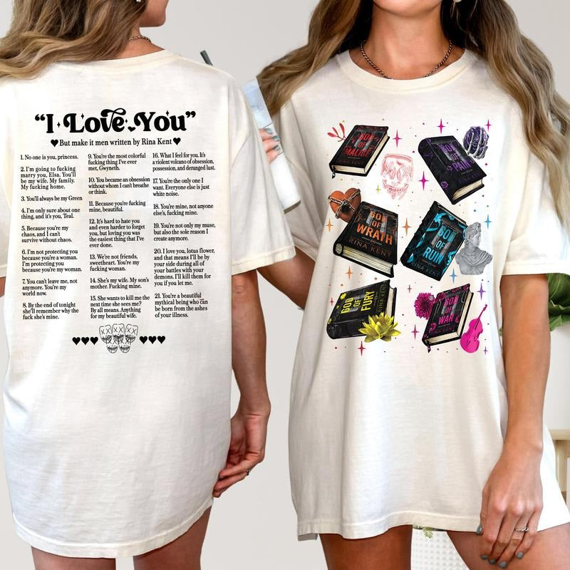 Legacy Gods Heathens God Malice Dark Romance Smut Spicy Book I Love You Quotes Shirt T-Shirts, Hoodie, Sweatshirt - T-Shirt, Sweatshirt, Hoodie