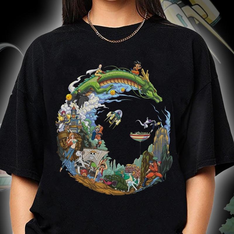 Legendary Anime Character Retro Anime Tshirtstyle{N002}2 T-Shirts, Hoodie, Sweatshirt - T-Shirt, Sweatshirt, Hoodie