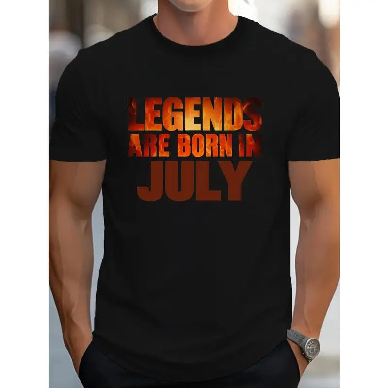 Legends Born July Comfort Fit Cotton Classic Soft Breathable Durable Unique Made USA T-Shirts, Hoodie, Sweatshirt - T-Shirt, Sweatshirt, Hoodie