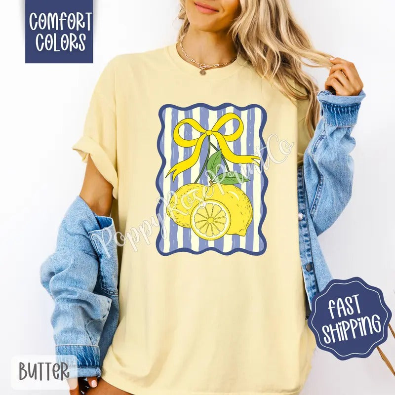 Lemon Comfort Colors Fruit Summer Shirt Cute Her T-Shirts, Hoodie, Sweatshirt - T-Shirt, Sweatshirt, Hoodie