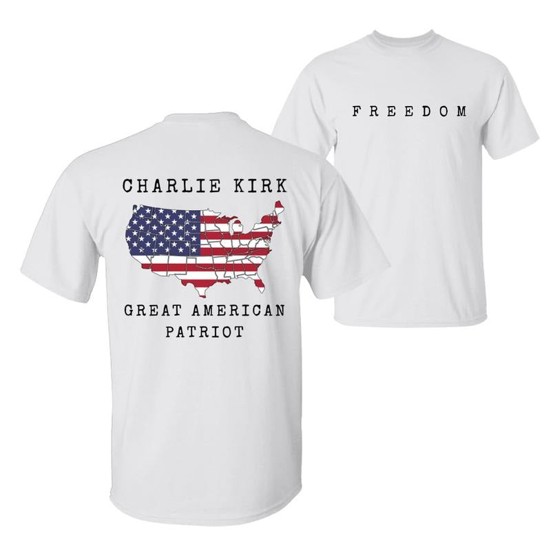Lengends Never Die Charlie Kirk Freedom True Patriot Charlie Kirk Shot Dead Utah College Event 2 Sided Cotton Menswear Womenswear T-Shirts, Hoodie, Sweatshirt - T-Shirt, Sweatshirt, Hoodie