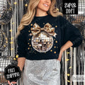 Leopard Disco Bow New Year'S 2025 NYE T-Shirts, Hoodie, Sweatshirt - T-Shirt, Sweatshirt, Hoodie