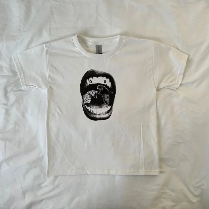 Leopard Mouth Baby Ahs Baby Streetwear Baby Y2K Leopard Pinterest Wardrobe T-Shirts, Hoodie, Sweatshirt - T-Shirt, Sweatshirt, Hoodie