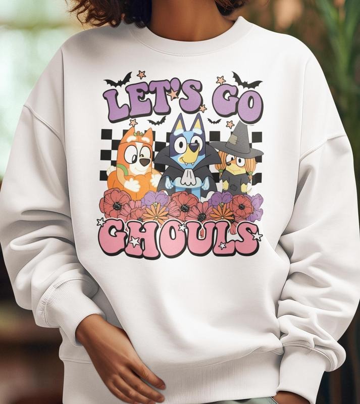 Let'S G0 Chouls Cute Floral Costume Halloween Autumn Halloween Comfort Colors T-Shirts, Hoodie, Sweatshirt - T-Shirt, Sweatshirt, Hoodie