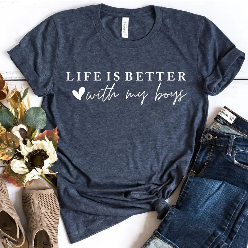 Life Is Better My Team Boy Team Boy Mom Shirt Mama Mom Life Mama Boy Mama Mom Mama TK43GN T-Shirts, Hoodie, Sweatshirt - T-Shirt, Sweatshirt, Hoodie